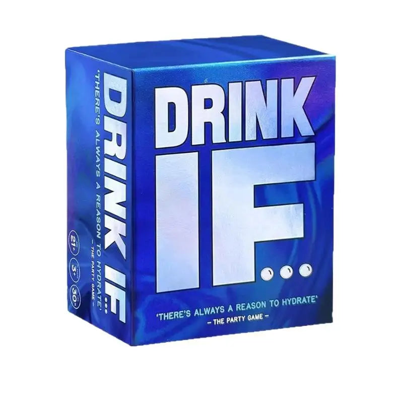 Drink IF... Hilarious Adult Drinking Game Card