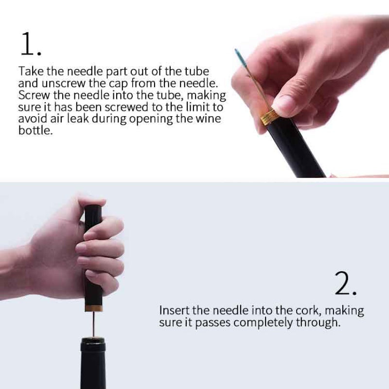Pressure Pump Wine Bottle Opener