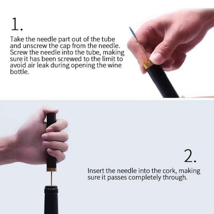 Pressure Pump Wine Bottle Opener