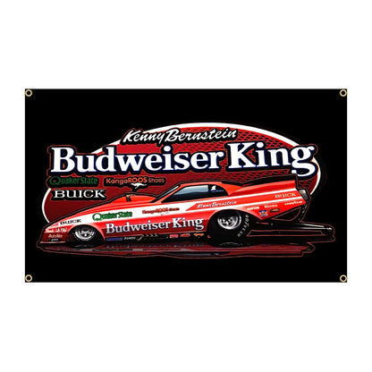 B-Budweisers Bud Racing Car Flag