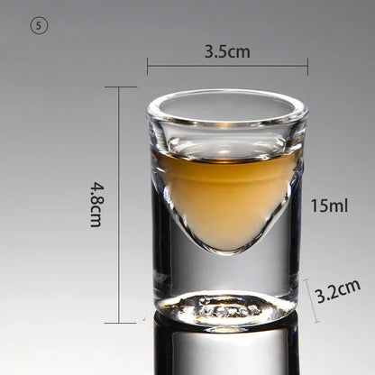 Crystal Cup Shot Glasses