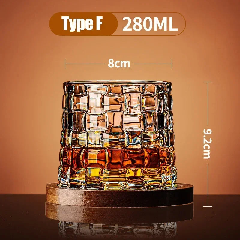 Whiskey Glass Crystal Classical Tumbler