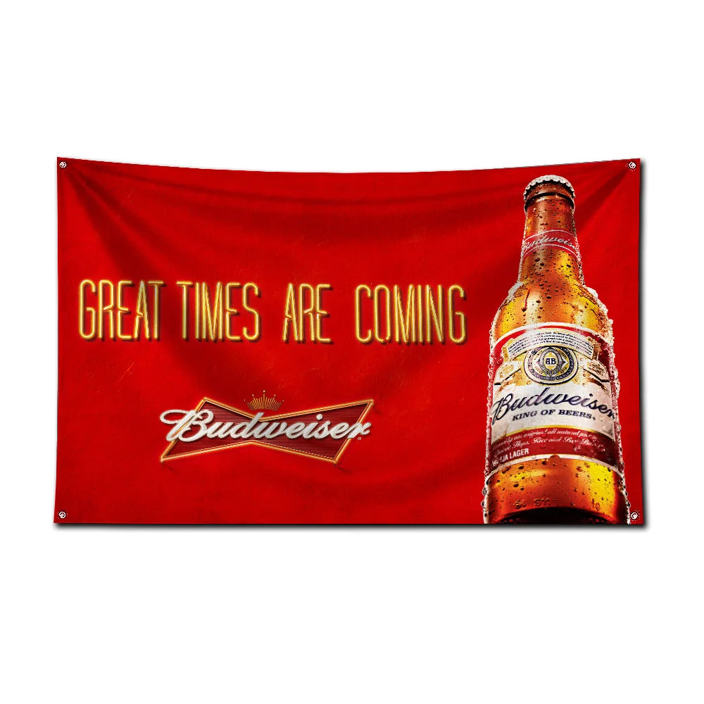 Beer B-budweisers Flag