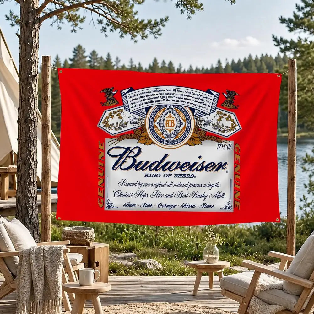 Beer B-budweisers Flags