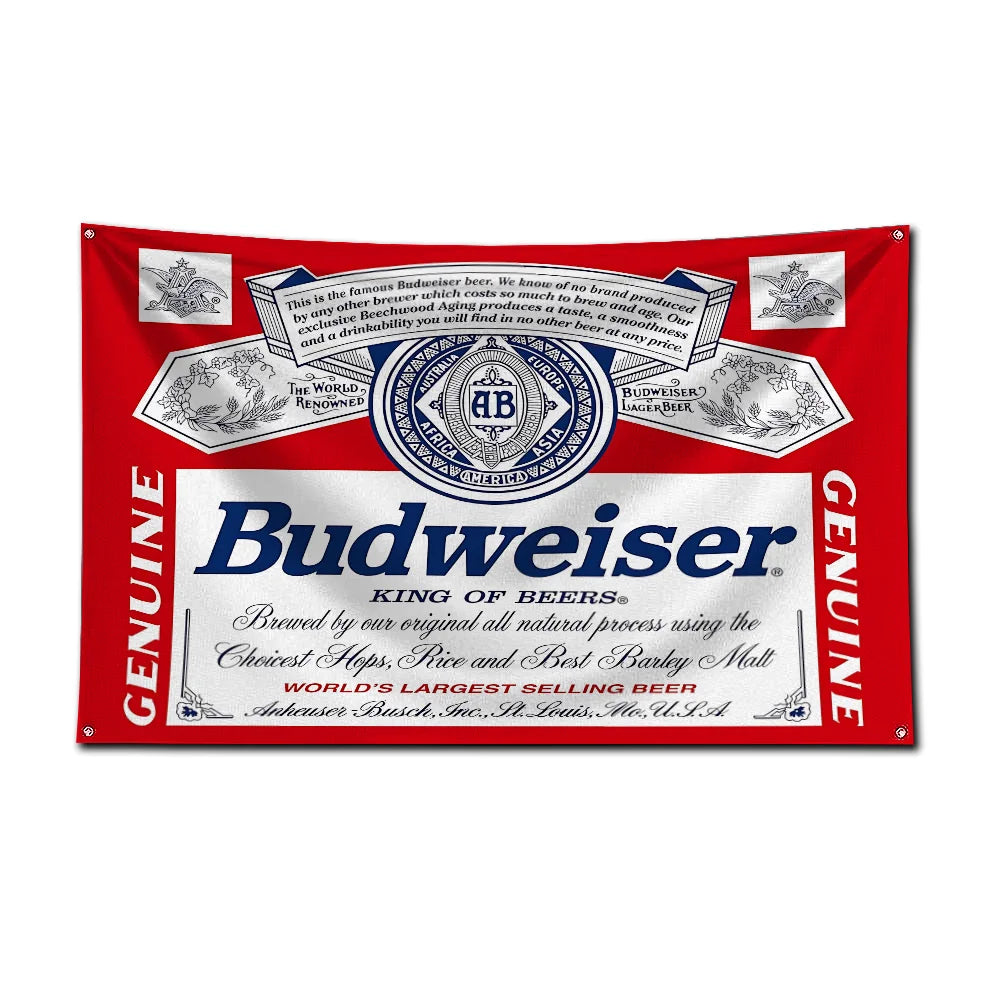 Beer B-budweisers Flag