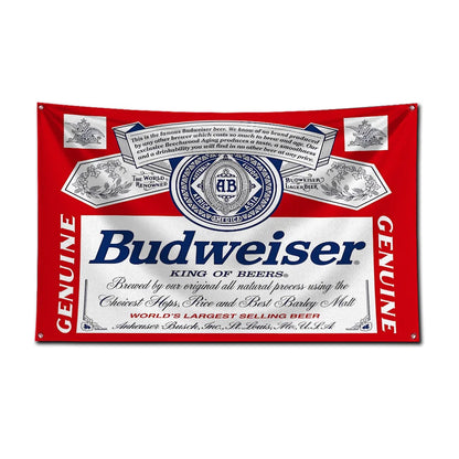 Beer B-budweisers Flag