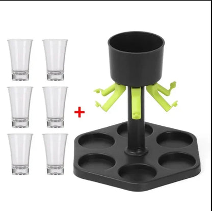 6 Shot Glass Drink Dispenser