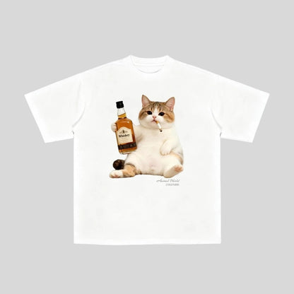 Drunk Cat T-Shirt