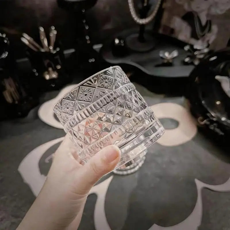 Elegant Rotating Whiskey Glass