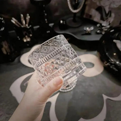 Elegant Rotating Whiskey Glass