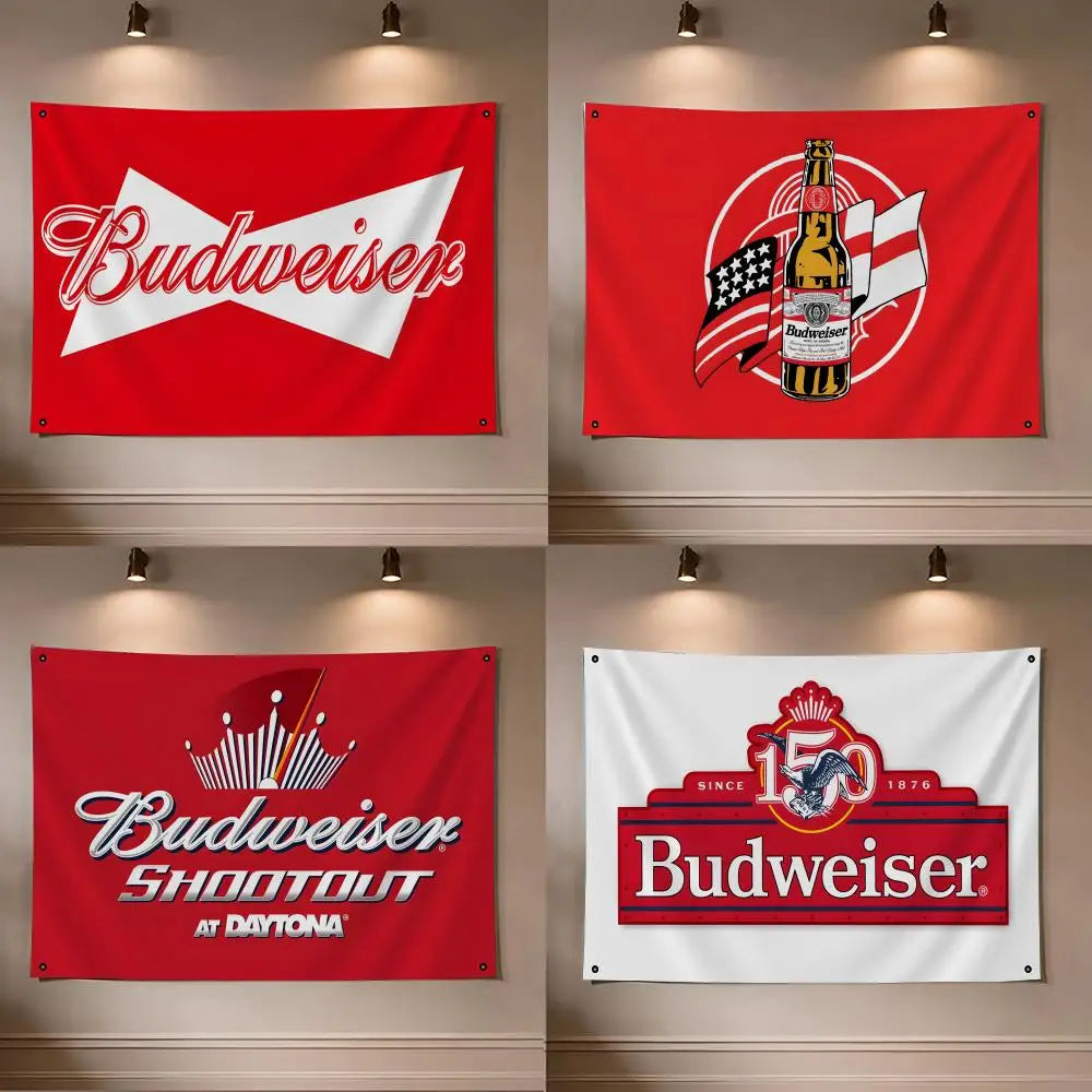 Beer B-budweisers Flags