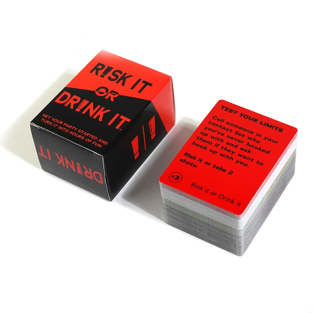 Risk It Or Drink Card Game