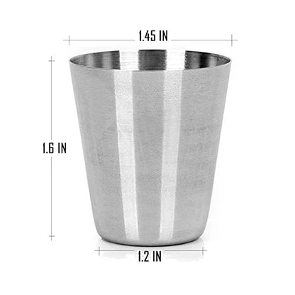 15 Pcs Stainless Steel Shot Glasses