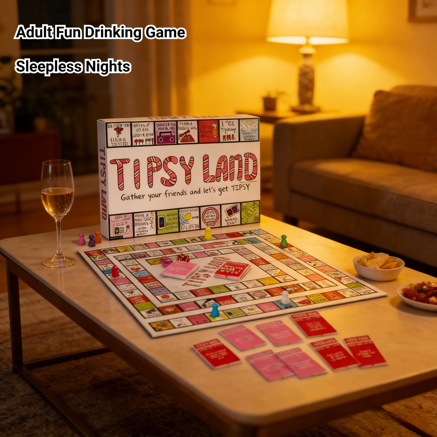 Land of Tipsy Board Game