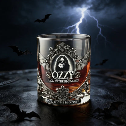 Ozzy Osbourne Rock Music Themed Whiskey Glass Barware Ideal Gift for Cocktail Lovers Fans' Choice for All Occasions