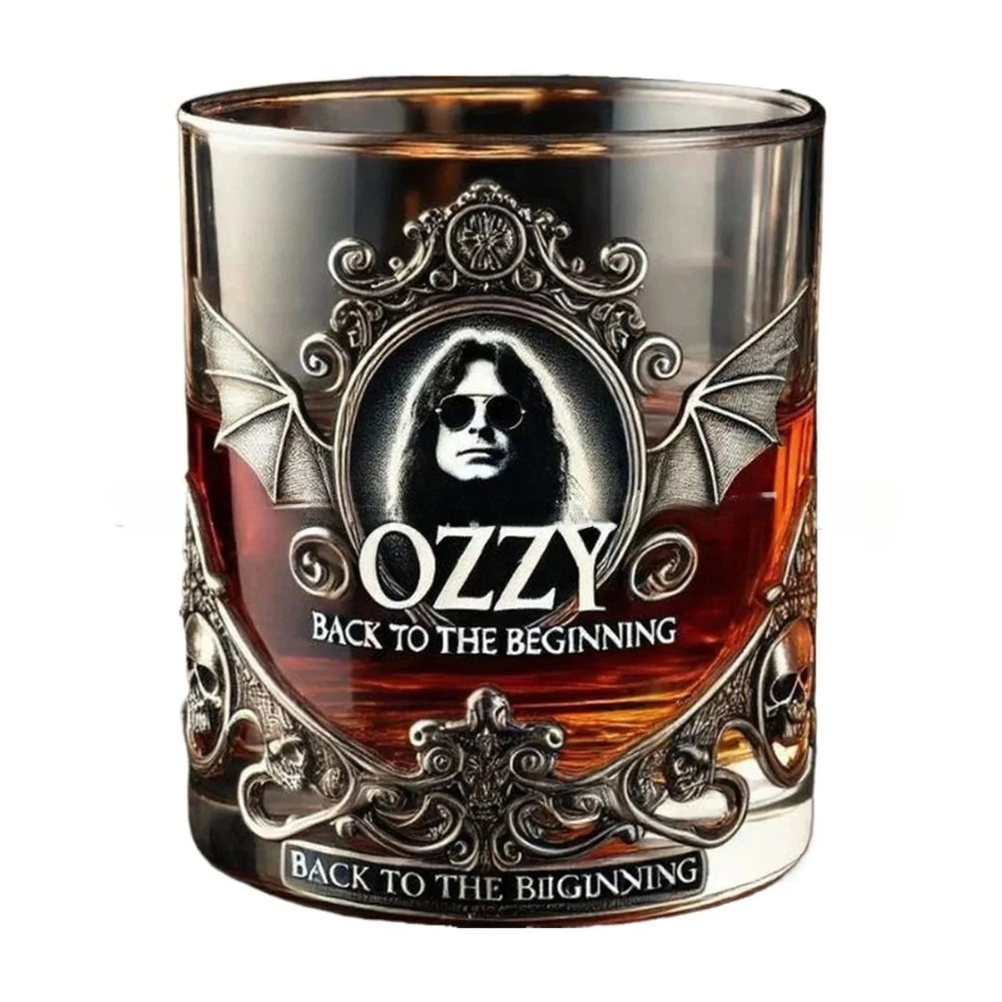 Ozzy Osbourne Rock Music Themed Whiskey Glass Barware Ideal Gift for Cocktail Lovers Fans' Choice for All Occasions
