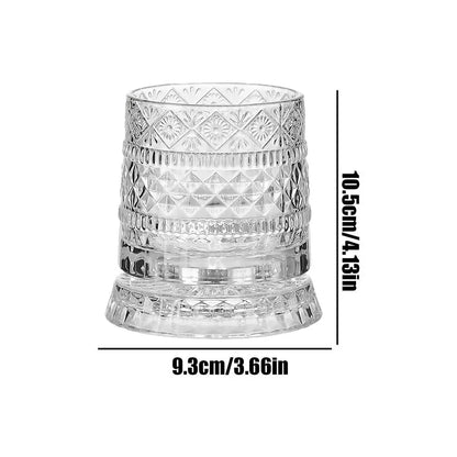 Rotating Whiskey Glass
