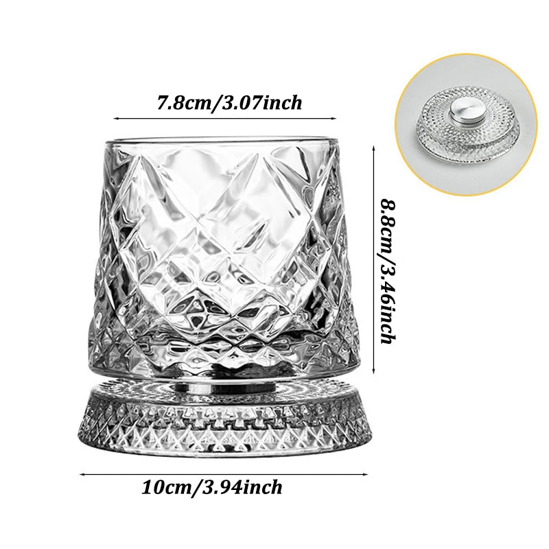 Rotate Whiskey Glasses