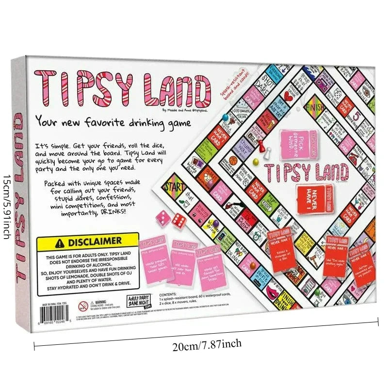 Land of Tipsy Board Game