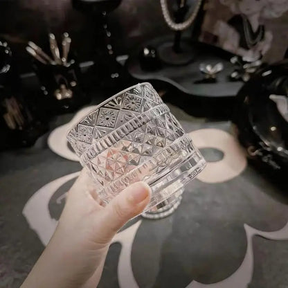 Elegant Rotating Whiskey Glass