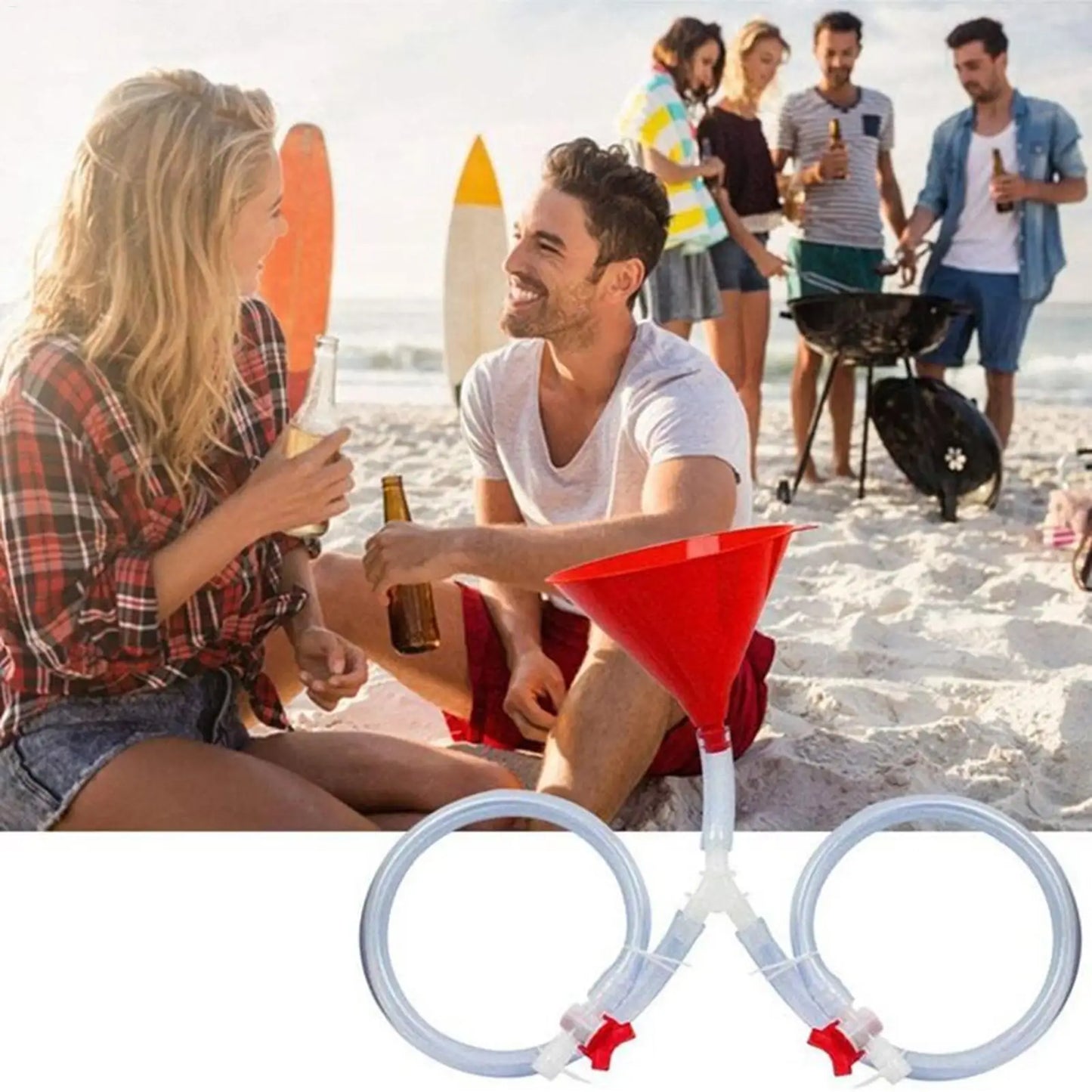 Single/Double Head Beer Funnel
