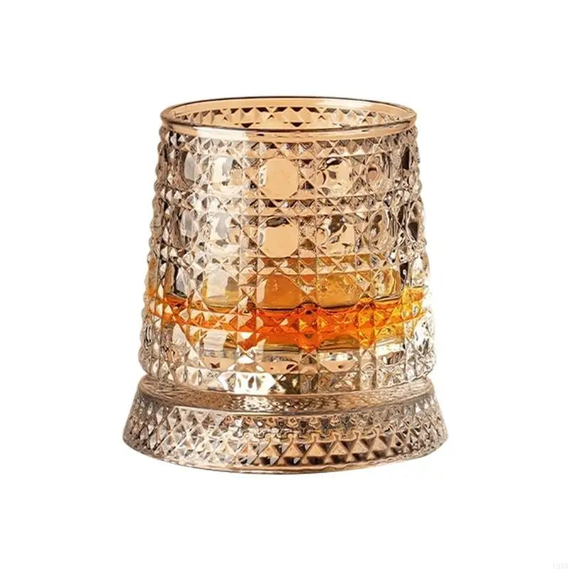 Elegant Rotating Whiskey Glass