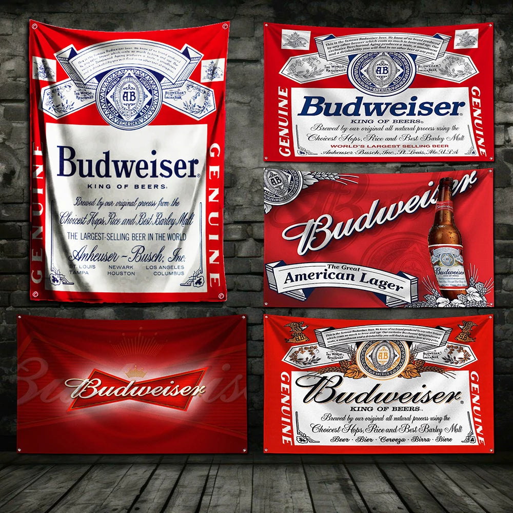 Beer B-budweisers Flag