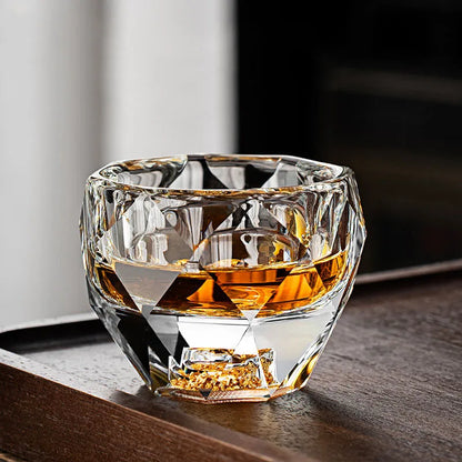 Shot Glasses Diamond Crystal Glass