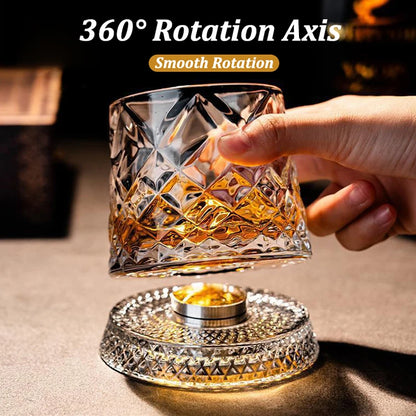 Rotate Whiskey Glasses