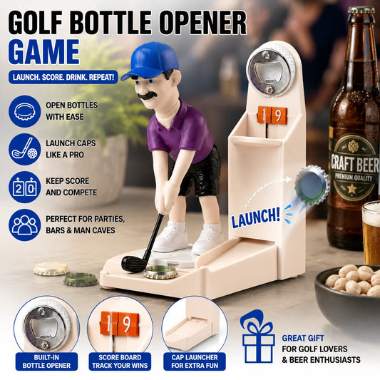 Golf Bottle Cap Launcher