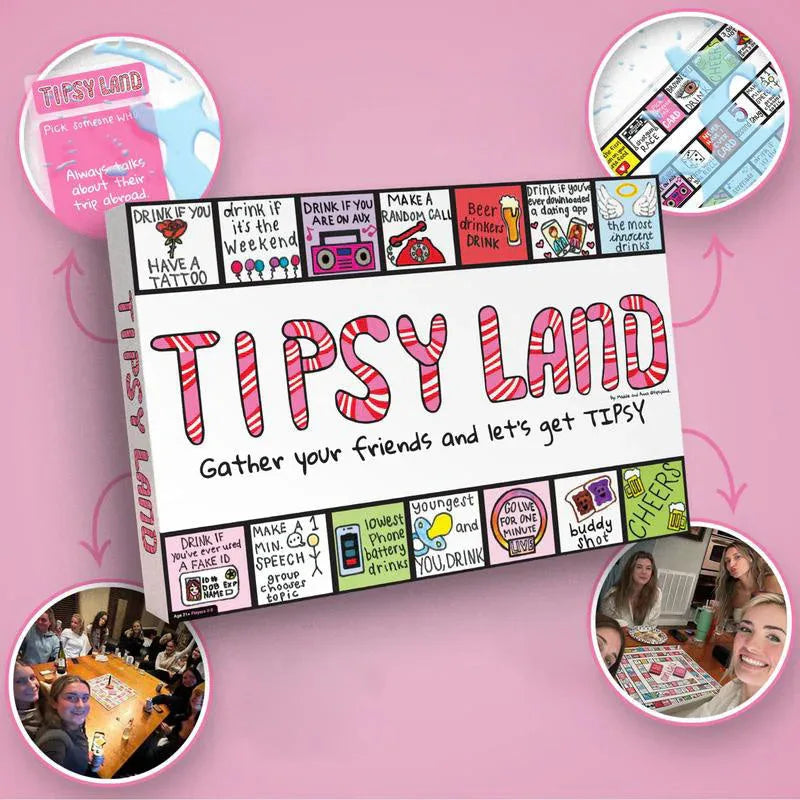 Land of Tipsy Board Game