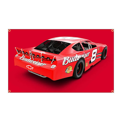 B-Budweisers Bud Racing Car Flag