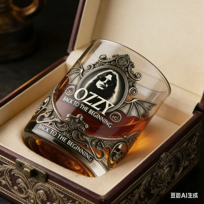 Ozzy Osbourne Rock Music Themed Whiskey Glass Barware Ideal Gift for Cocktail Lovers Fans' Choice for All Occasions