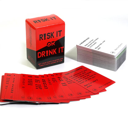 Risk It Or Drink Card Game