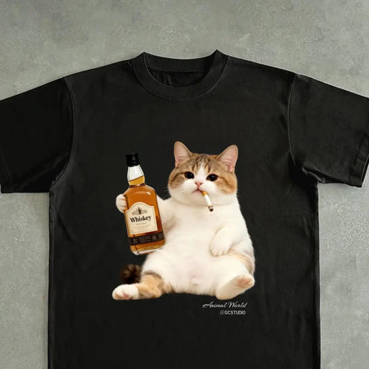 Drunk Cat T-Shirt