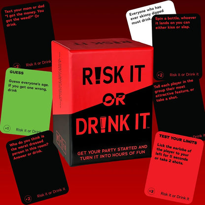 Risk It Or Drink Card Game