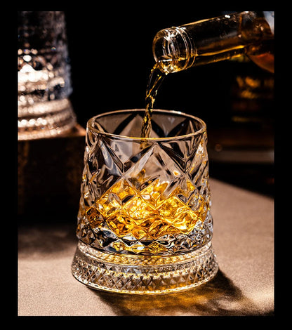 Rotate Whiskey Glasses