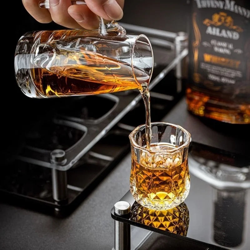 6Pcs Whiskey Glass Shot Cup