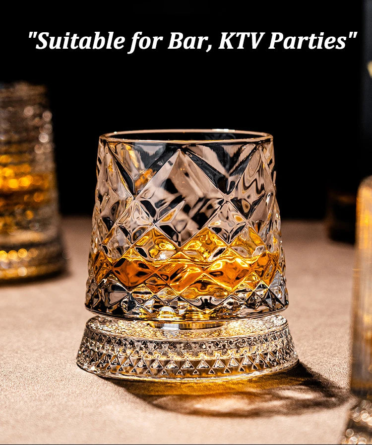 Rotate Whiskey Glasses