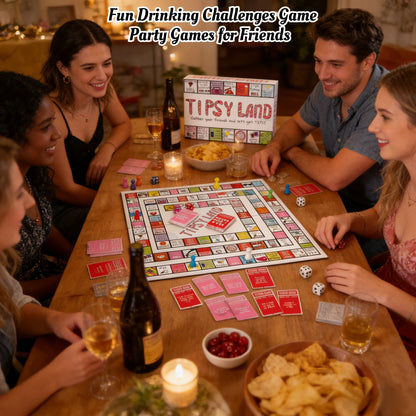 Land of Tipsy Board Game