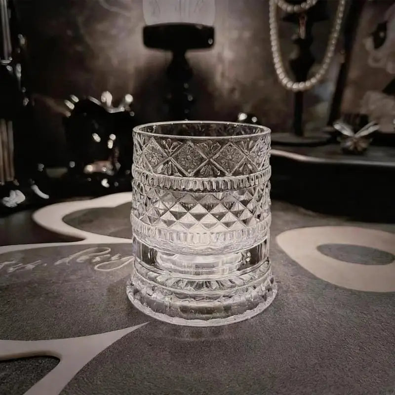 Elegant Rotating Whiskey Glass