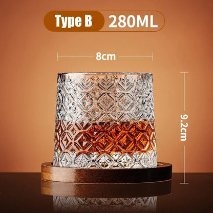 Whiskey Glass Crystal Classical Tumbler