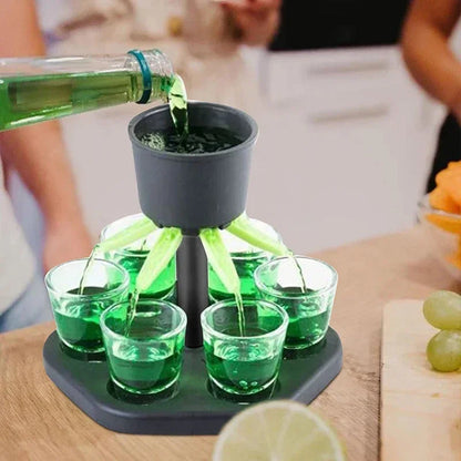 6 Shot Glass Drink Dispenser