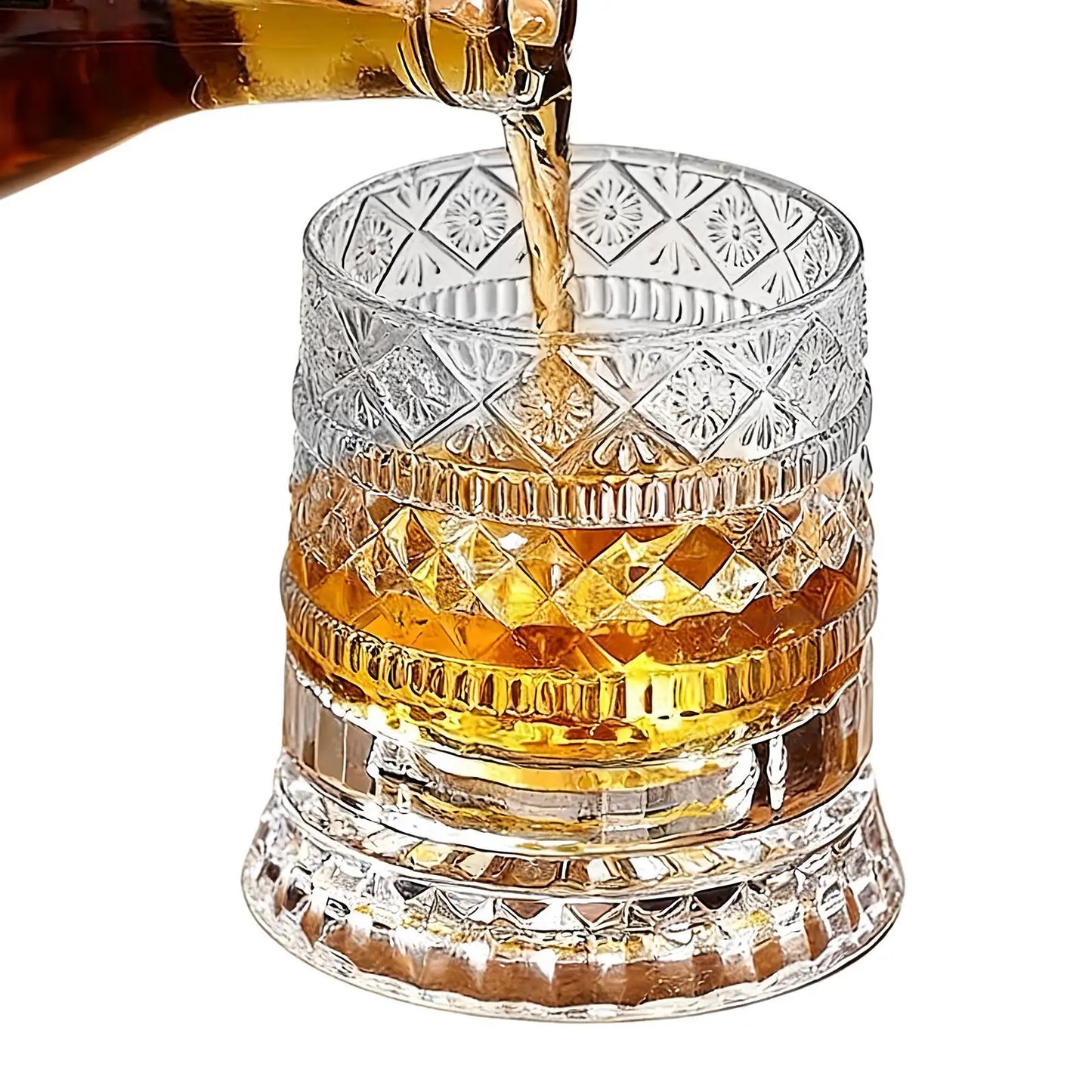 Rotating Whiskey Glass