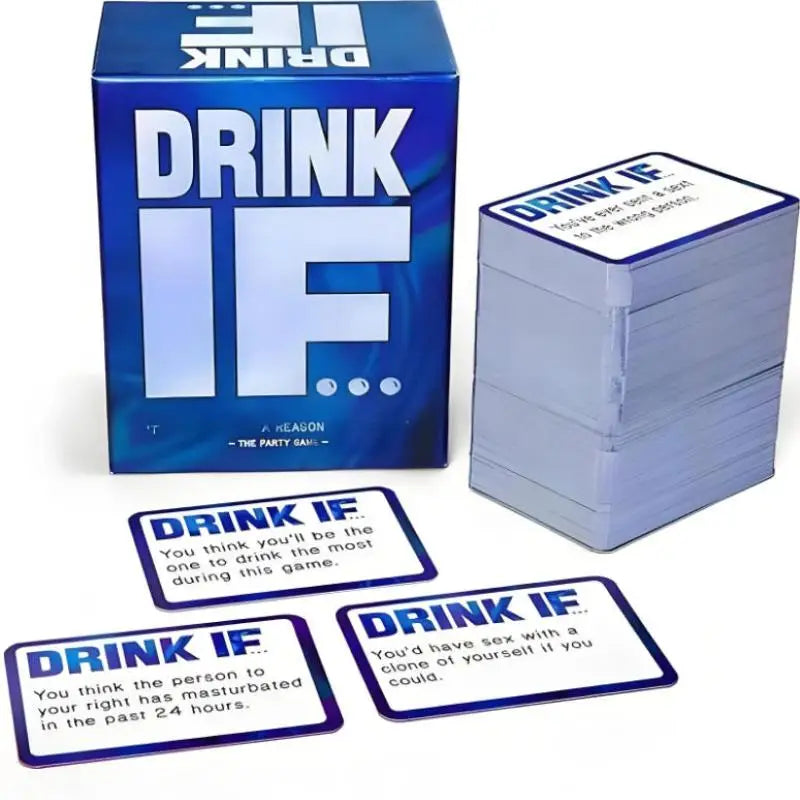Drink IF... Hilarious Adult Drinking Game Card