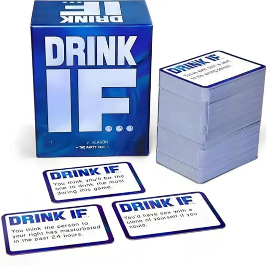 Drink IF... Hilarious Adult Drinking Game Card