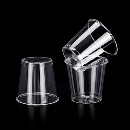 100 Pcs Reusable Plastic Shot Glasses