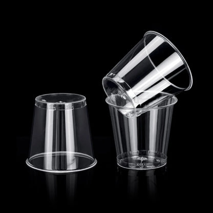 100 Pcs Reusable Plastic Shot Glasses