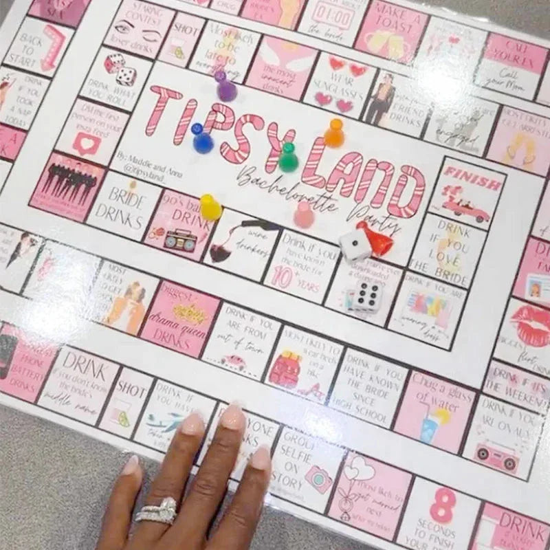 Land of Tipsy Board Game