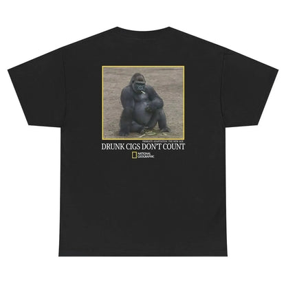 Drunk Cigs Don't Count T Shirt